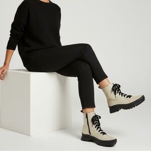 P448 Denise Platform Combat Sneaker Boot in Spark | Size 6 -Fits like a 7